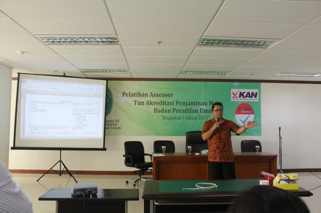 Pelatihan Asesor 1-2 Oktober 2015